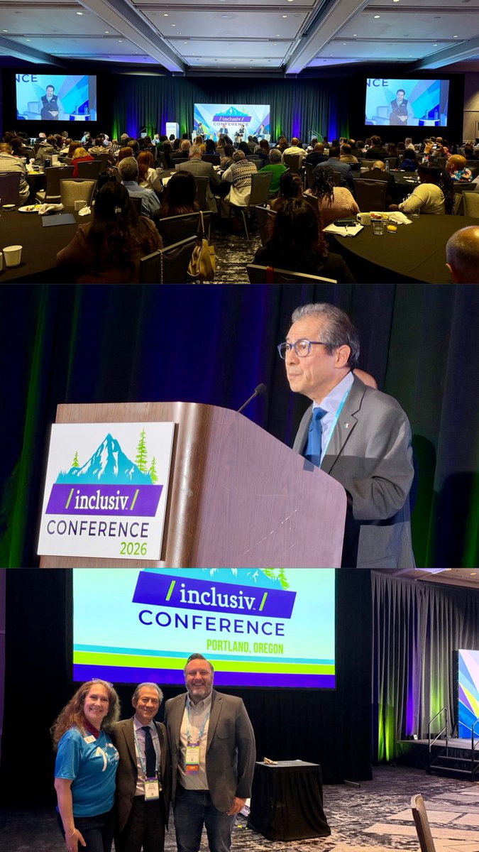 ConsulMexPot's tweet photo. En #InclusivConference2026 que se realiza en Portland y reúne a líderes de cooperativas de crédito de us, @ConsulmexPot presentó trabajos de las VAF y destacó importancia de fortalecer alianzas para promover la educación e inclusión financieras de nuestra comunidad. 
🏦 #VAF https://t.co/o3BYG4vaYO