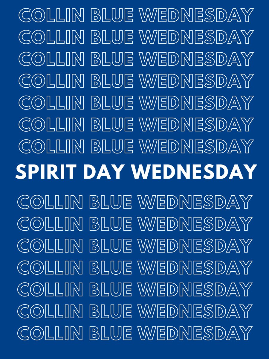 CollinAlumni's tweet photo. Are you wearing blue today? https://t.co/6D1MJznOgO