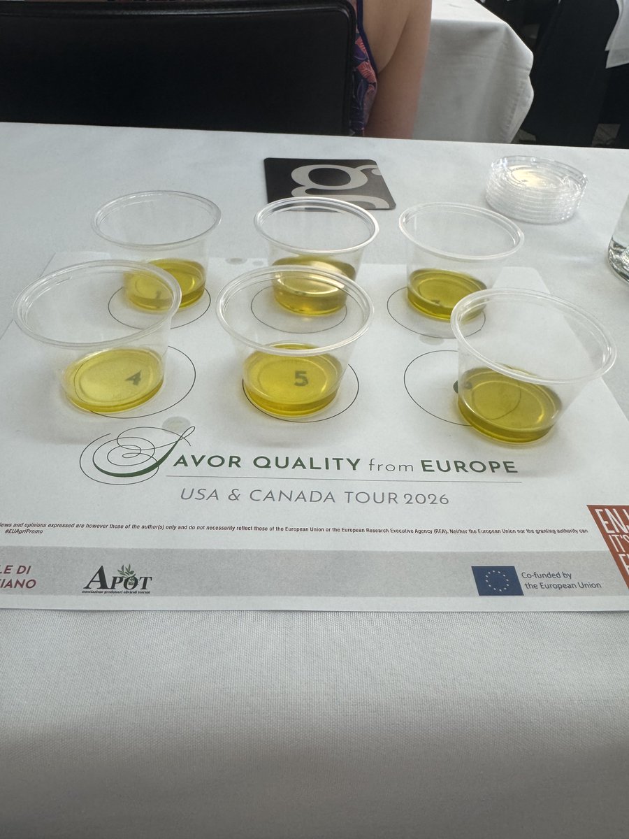 TeresaSpinelli's tweet photo. Olive oil Tasting in #yyc. I love my job! https://t.co/GSoThoDY6o