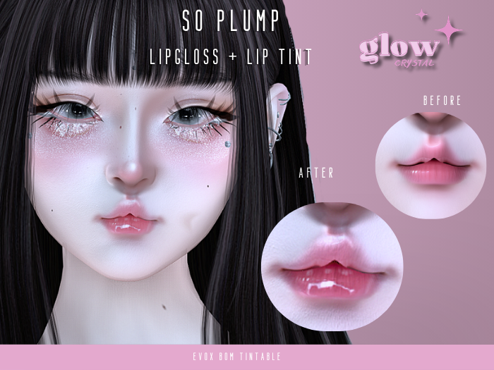 KrystalMet's tweet photo. soft glossy lips with a juicy plump effect ♡
Includes lip tint + shine layer for a hydrated doll-like look.
ncluded:
✧ 2 Lip Tints
✧Juicy Gloss Layer
✧ Lip Highlight Layer
#sl #secondlife #makeup https://t.co/CdNauaHmkc