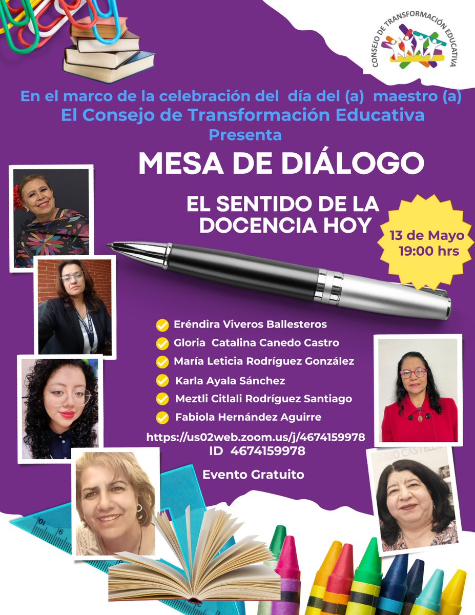 red_mfe's tweet photo. El sentido de ser docente hoy. Mesa redonda.  Hoy miércoles,  7 pm. Éste es el enlace: https://t.co/IxURb5Nnsb https://t.co/KTZ1Ue2bLr