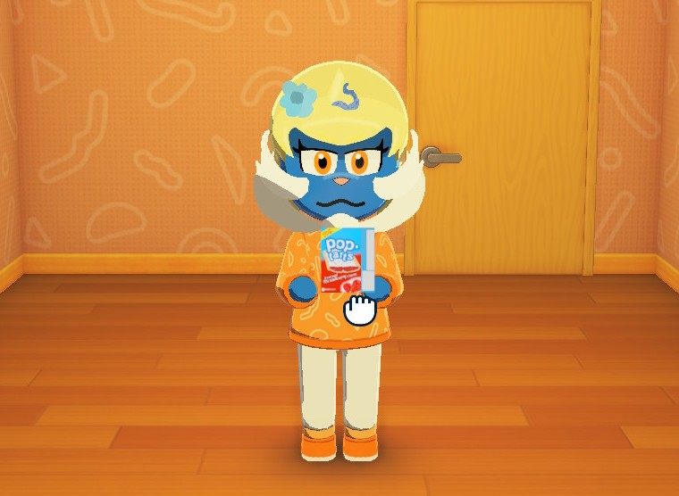 Weegee_Doll's tweet photo. Added @VupperVapurVehm 's Samurott (Kai) to my Tomodachi Life island because I'm an artist and I have power

I also gave her pop tarts https://t.co/c1pCzo8iJI