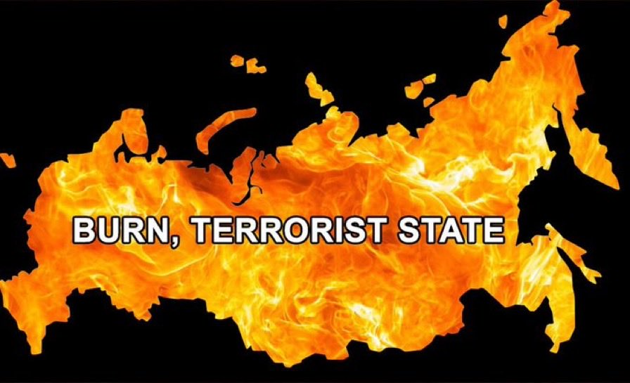 WolfKB2's tweet photo. @mfa_russia #WarCriminalputin
#WarTerrorputin
#naziputin
#WarCraminalruzzia
#WarTerrorruzzia
#naziruzzia
War & Terror state ruzzia is the biggest nazi state in the world.
High Time to Become a Peaceful Democracy Instead of the War & Terror state. https://t.co/Kp9n8H3e5G