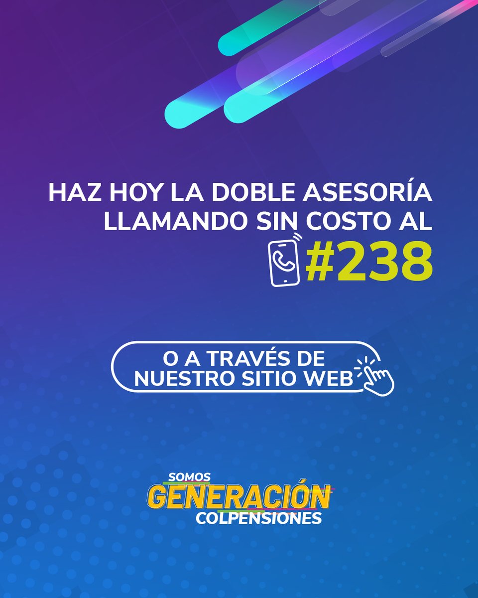 Colpensiones's tweet photo. 🤔📄 ¿Y si tu mejor decisión pensional aún está por hacerse?
Hasta el 16 de julio de 2026 tienes la #OportunidadDeTraslado a Colpensiones y acercarte a un futuro con más tranquilidad y respaldo. ⏳✨ 📲 Infórmate hoy: https://t.co/m5xmWrVauQ

#TrasladoPensional #Pensión #Colombia https://t.co/jfnIuLjNuJ