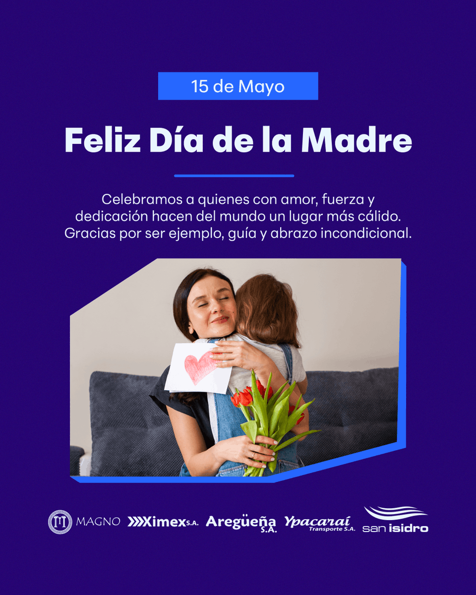 fetram23's tweet photo. Hoy celebramos el amor más puro, el esfuerzo silencioso y la fortaleza de quienes están en cada paso de nuestras vidas. 💐❤️

Gracias por acompañar, cuidar y enseñar con el corazón.

¡Feliz Día de la Madre! ✨

#DíaDeLaMadre #FelizDíaMamá  #CelebramosAMamá #FETRAM 💖 https://t.co/Tztobpyqjm