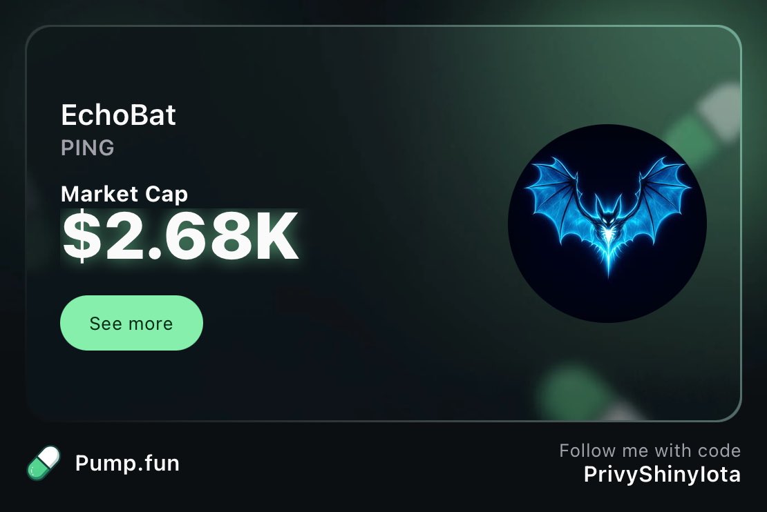 buck_er's tweet photo. Hello world. I have started a game called ECHO BAT. I vibe coded it. You can play it online for free https://t.co/BKtDn7Tww8 or download it on iOS for a dollar https://t.co/NgmgzgIhHC

I’ve set up PING on Solana to help fund development and put in game 

https://t.co/OwpK08D2x6 https://t.co/788AUNPDMJ