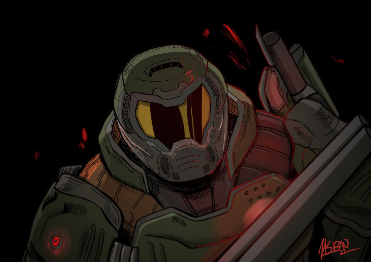 json_arts's tweet photo. [Repost] Happy 10 years to DOOM 2016!! The only Doom game aside from Doom 3 that I haven't 100% yet cuz of multiplayer achievements lmao.
#DOOM #Doomslayer https://t.co/7anB6pLOVX