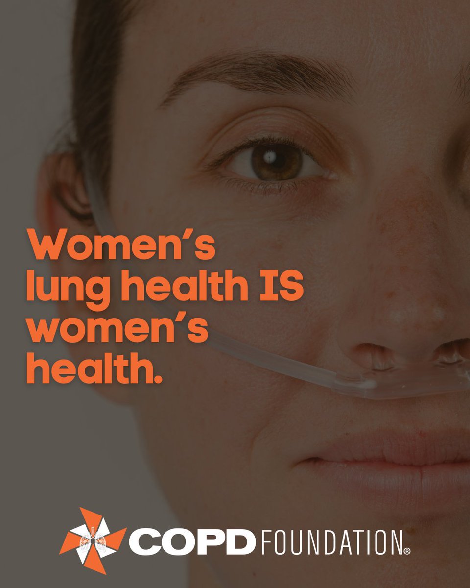 COPDFoundation's tweet photo. COPD is one of the most overlooked women's health issues. Women are more likely to be underdiagnosed and around 75% of nonsmokers with COPD are women. This Women's Health Month we're bringing chronic lung disease into the spotlight. Because lung health IS women's health. https://t.co/PP08B6PKSq
