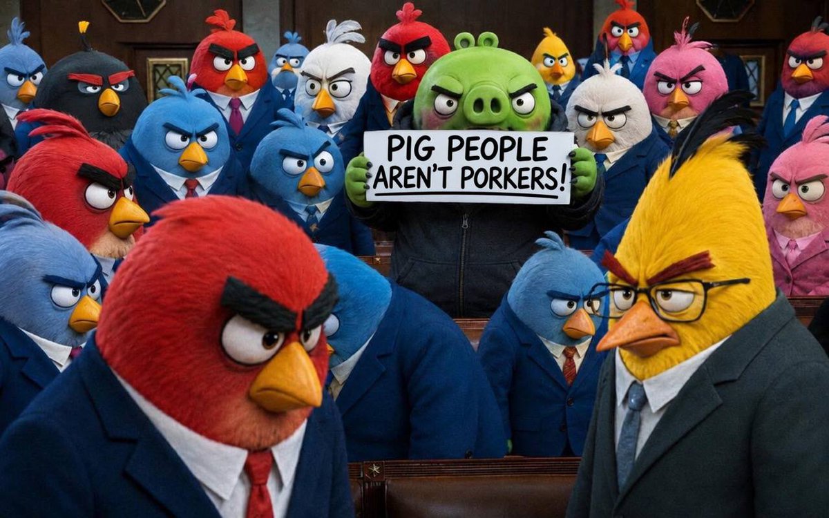 BirdJakSol's tweet photo. Very funny little pigger. https://t.co/mLopRf5ubh