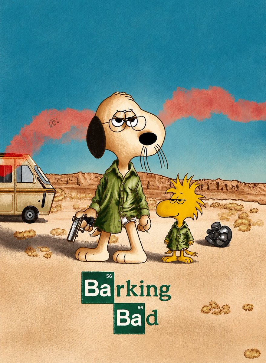 Anklebiters0904's tweet photo. Barking Bad era. 🐾 https://t.co/nmB9dPS8s5