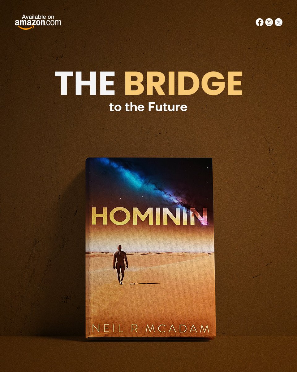 author_neil1's tweet photo. Will humanity’s journey through the stars lead them to a perfect world, or will the sins of their past destroy their future?
Hominin Available on Amazon:
https://t.co/xKVc5nUGbt
#BridgeToTheFuture #SciFiJourney #Destiny #FinalTest #SpaceExploration #HumanNature #EpicConclusion https://t.co/ZvNnbIYsvq