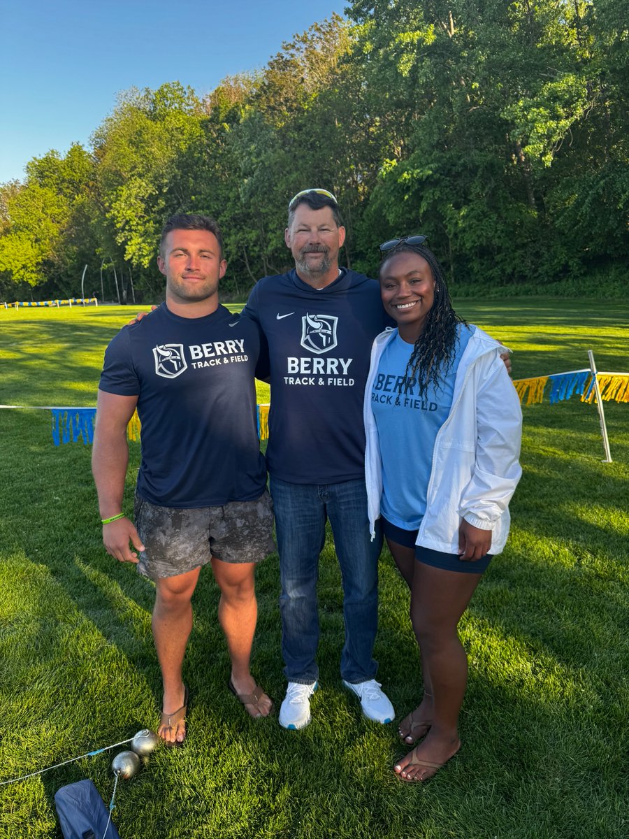 CoachLukeSy's tweet photo. So, so proud of these two @berryXCTF seniors who concluded their collegiate careers today. So hard to finish this chapter for both them and me as a coach. They own both Hammer school records but more importantly, have given me and their team so much joy. #Thankful https://t.co/I97jdbqwIN