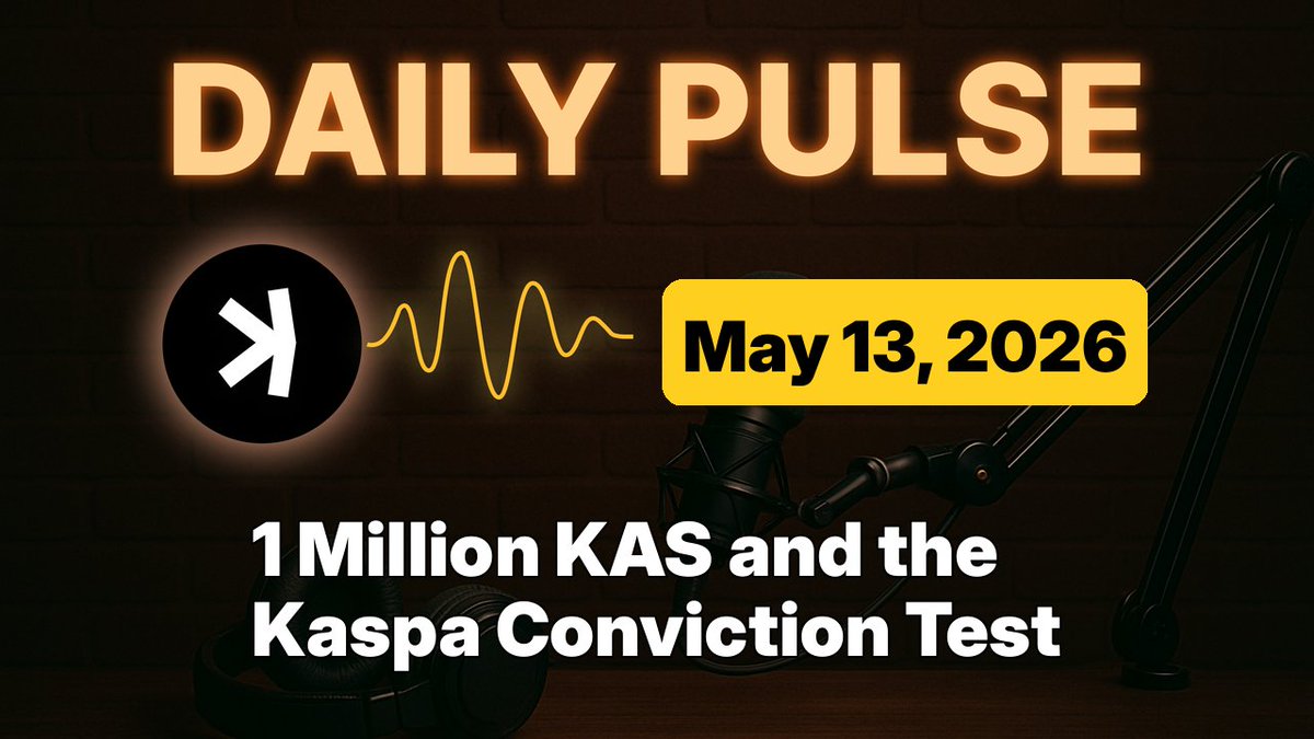 Kaspa Daily Pulse tweet media