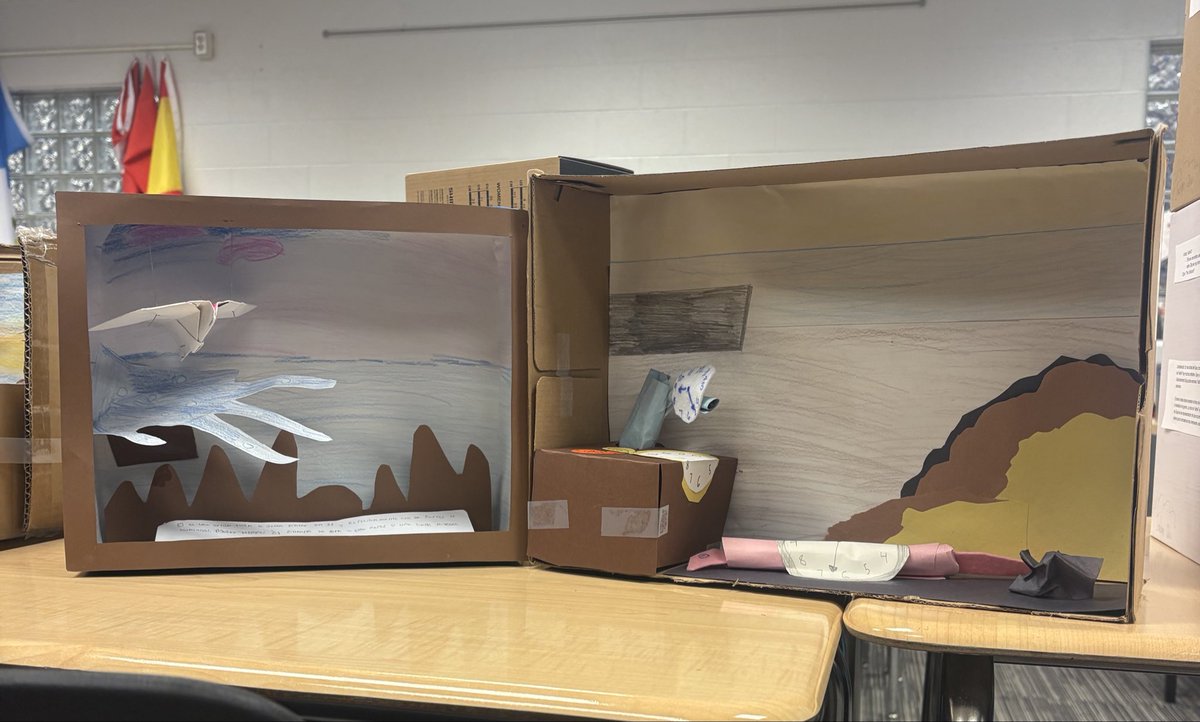 BVNW_Educators's tweet photo. Students in Honors Spanish with Profe Martens created 3D art representations to compare classic Spanish art with more contemporary pieces. Students communicated their comparisons to practice their Spanish &amp; share their favorite pieces of art history. So much talent! https://t.co/xwndcZdYMZ