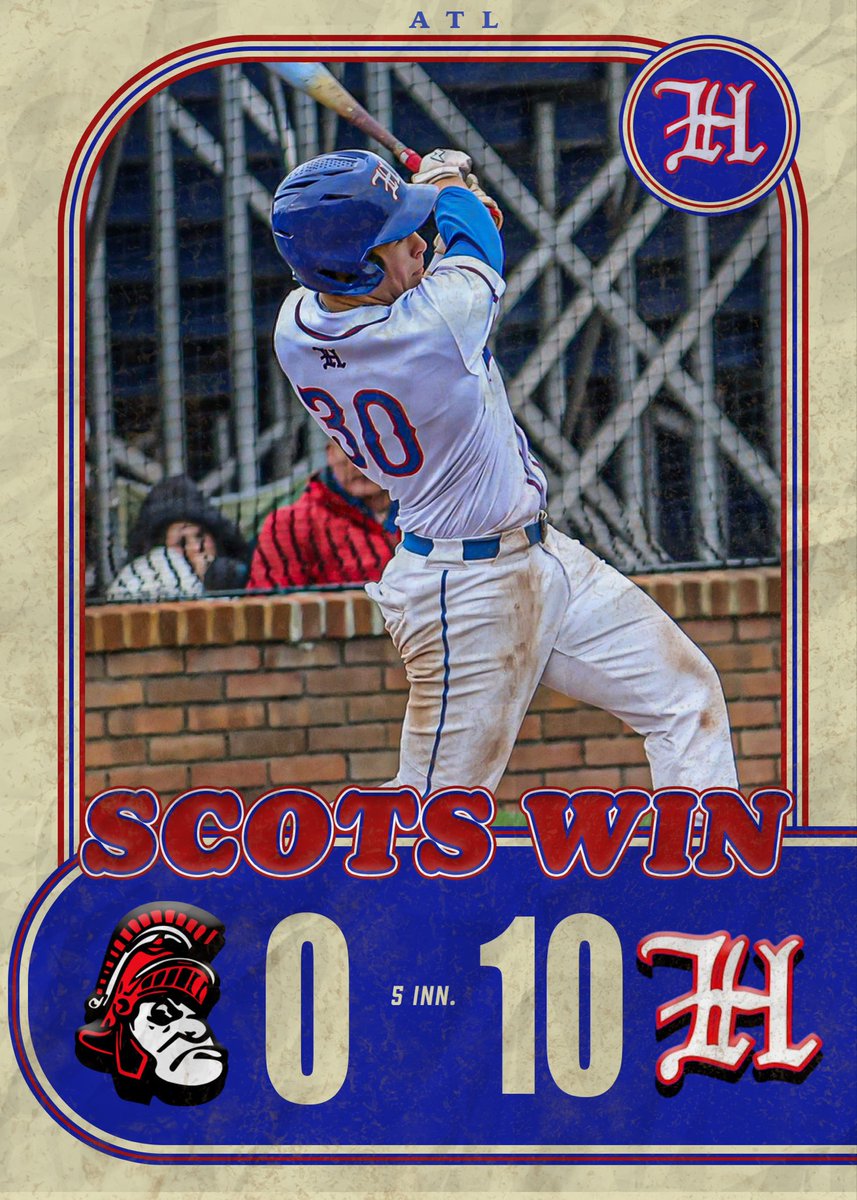 HHScotsBaseball's tweet photo. Highland  10 11  0  (16-8)
Pleasant    0  1  2
(5 inn)
W: J. Collins (1-0)

Z. Church 3H (HR #1) 3 RBI, 3 R
R. Russell 2H (3B) 2 RBI, 2 R
C. Youngman 2H (2B) 3 RBI
J. Collins 2B, 2 R
L. Shaffer 2B

@SportsMCS @McMotorsport @swankonsports @OHCDBCA @moacsports @HLSD_AD https://t.co/3MX1LbxyaT