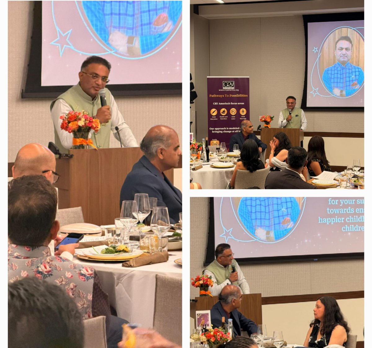 CGILosAngeles's tweet photo. CG @drkjsrini attended the annual @CRYINDIA SanDiego Gala as Honored Guest in an evening dedicated to building brighter futures for children in need, joining acclaimed actor @VikrantMassey. CG appreciated the commitment of #CRYIndia to contribute to the well-being of children in #India.
The event brought together leaders, philanthropists, and community champions.
@MEAIndia @IndianEmbassyUS @IndianDiplomacy
#IndiaUS #CRYIndia #SocialImpact #ChildRights #Philanthropy #MakeADifference #IndiaInLA #Sandiego #Impact