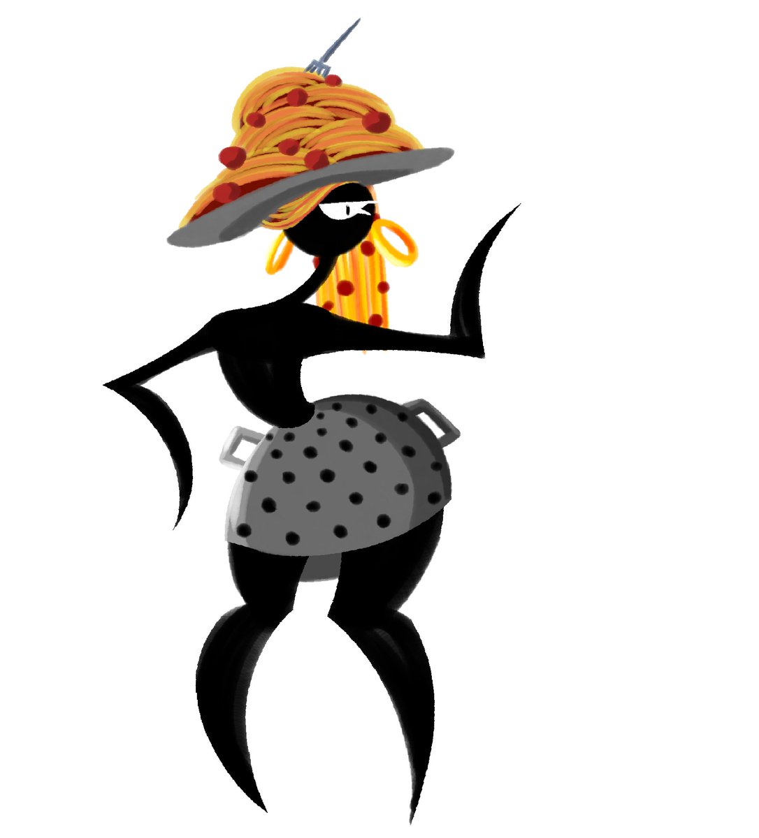 Jontanium's tweet photo. spaghetti princess https://t.co/nGx5FARcvq