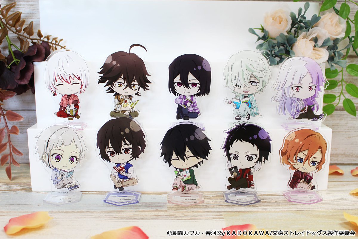 アニメ「文豪ストレイドッグス」より 各種グッズ好評発売中です！ しー