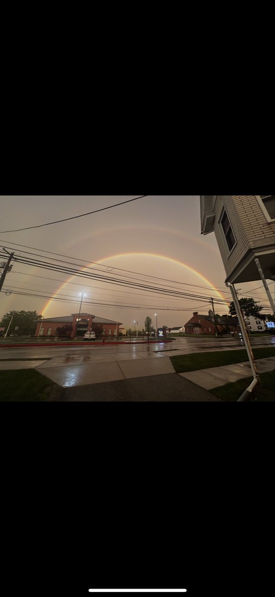 LiquidShine55's tweet photo. @JimCantore Beautiful double rainbow. 
Myersville, MD https://t.co/MJKDGil4ui
