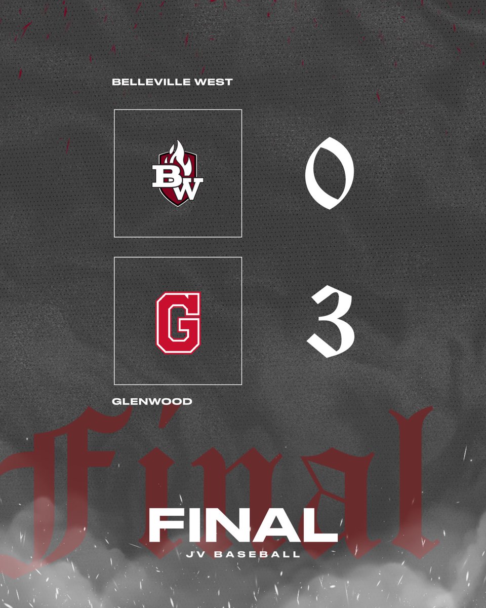 Maroon_Baseball's tweet photo. Varsity defeats Glenwood, 3-1.
Colton Ferrara: 7-inning CG, 1 run allowed, 5 K’s
Braden Fournie and Jack Harris: 3 hits each

JV falls to Glenwood, 3-0.
Freshman defeats Gibault, 9-4.

Next up: Varsity hosts O’Fallon, JV vs. Freeburg, and Freshman at O’Fallon.
@BWestAthletics https://t.co/vF1Mr1BNC4