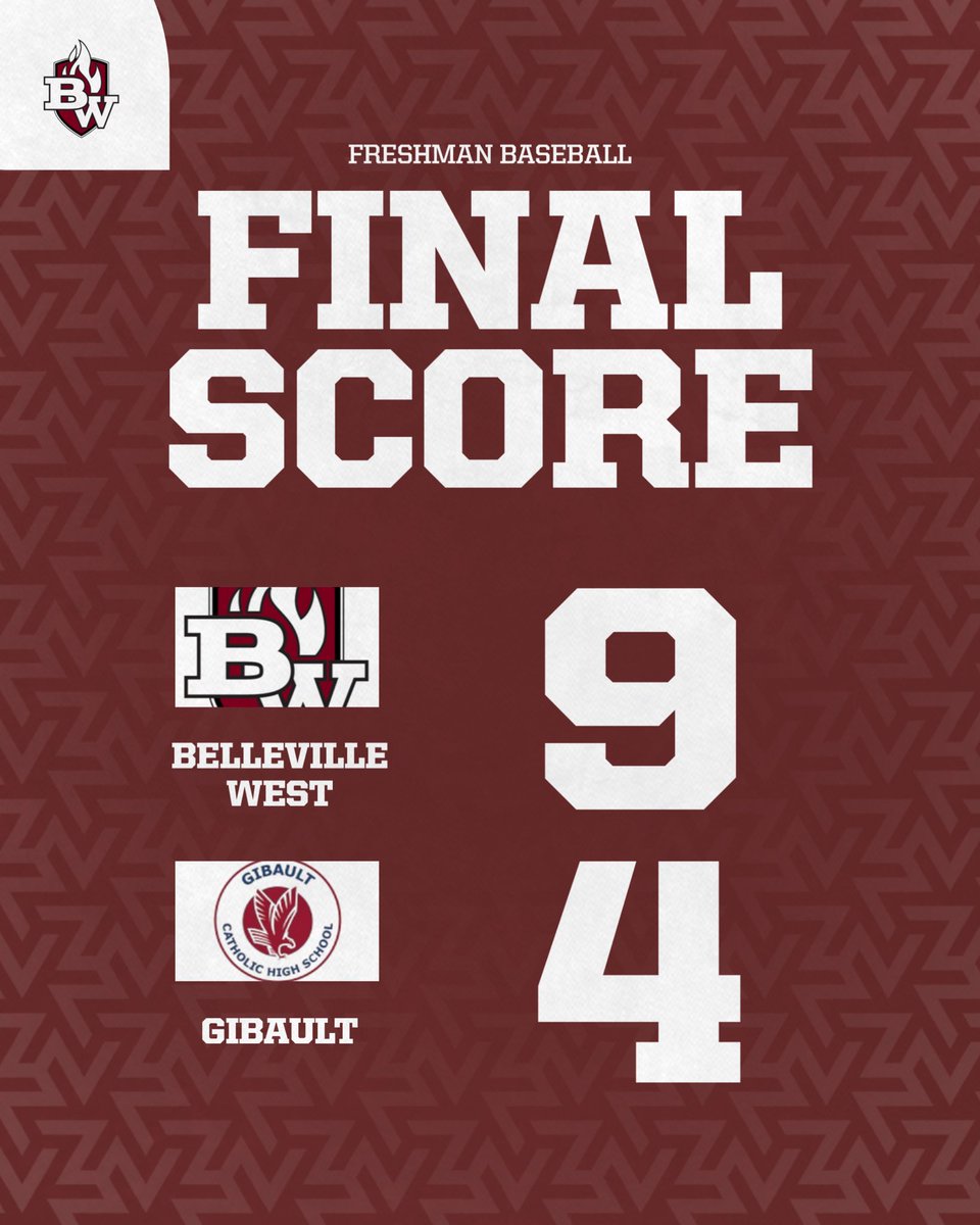 Maroon_Baseball's tweet photo. Varsity defeats Glenwood, 3-1.
Colton Ferrara: 7-inning CG, 1 run allowed, 5 K’s
Braden Fournie and Jack Harris: 3 hits each

JV falls to Glenwood, 3-0.
Freshman defeats Gibault, 9-4.

Next up: Varsity hosts O’Fallon, JV vs. Freeburg, and Freshman at O’Fallon.
@BWestAthletics https://t.co/vF1Mr1BNC4