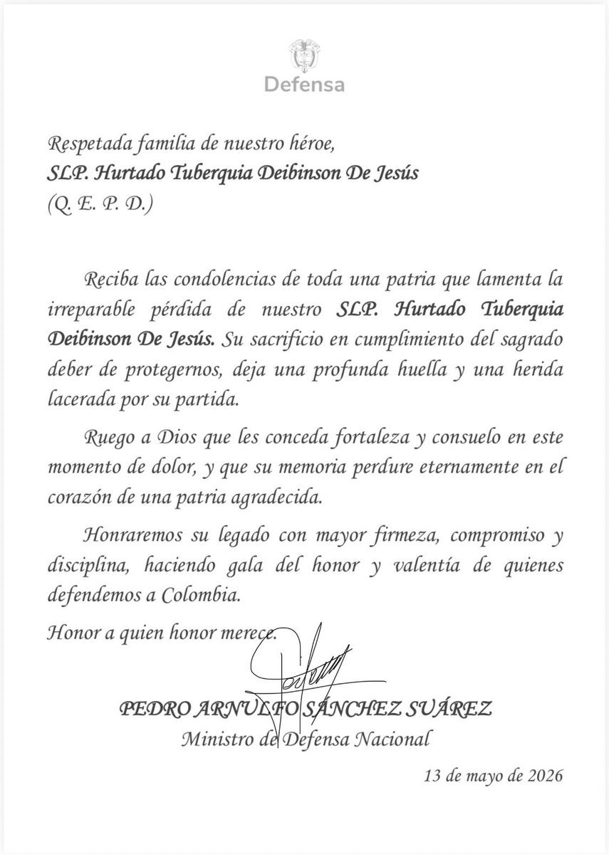Pedro Arnulfo Sanchez S. Orgullosamente Colombiano tweet media