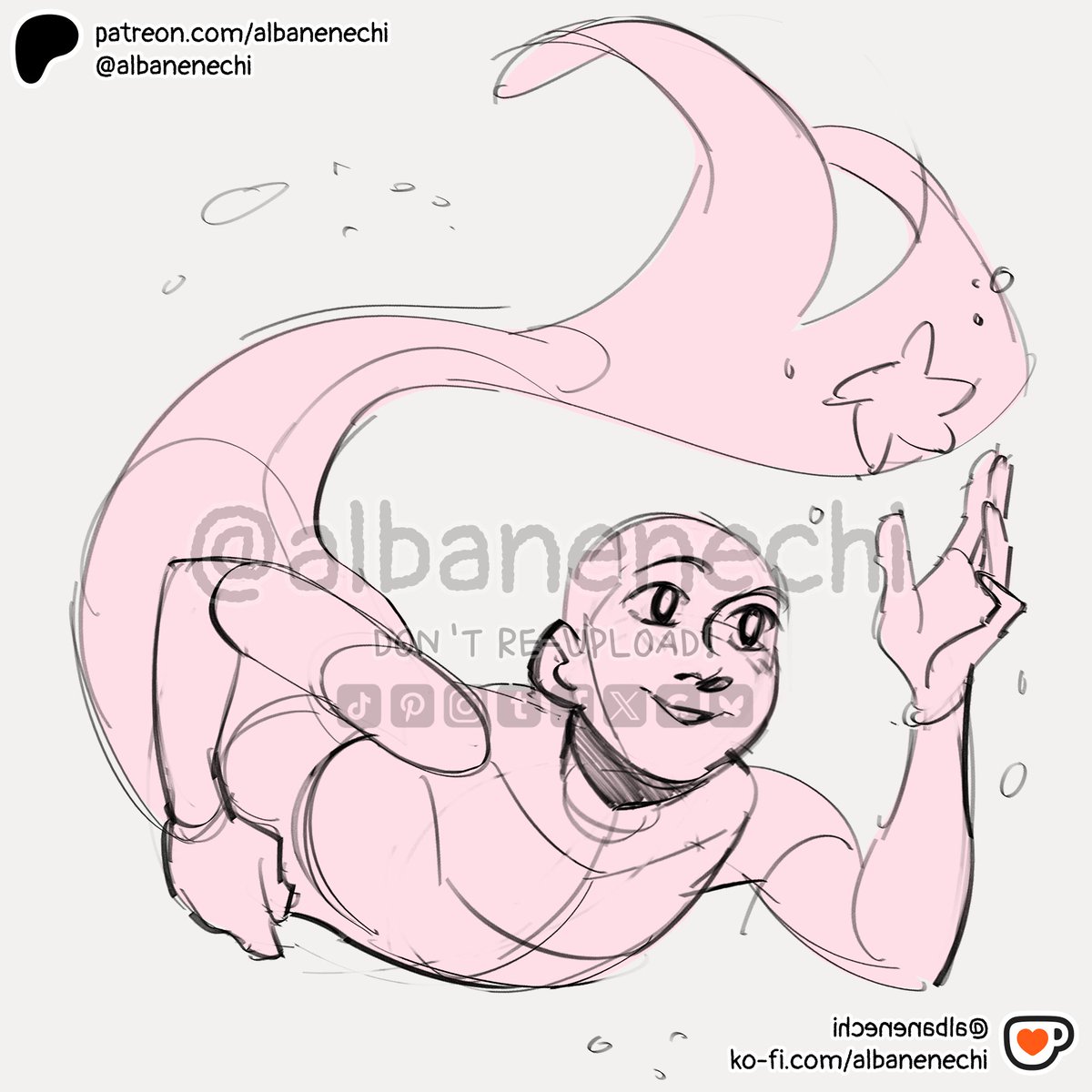 albanenechi ✦ bases & poses for reference tweet media