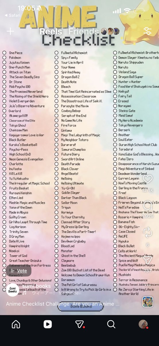GayGamingNation's tweet photo. We have finished off fairy tail. Next week we will be starting a new anime on Monday. I want to hear from you all, is there anything anyone wants see during a watch party! There are no wrong answers so feel free to drop ones that aren’t even on the list. Can’t wait to see everyone’s responses!