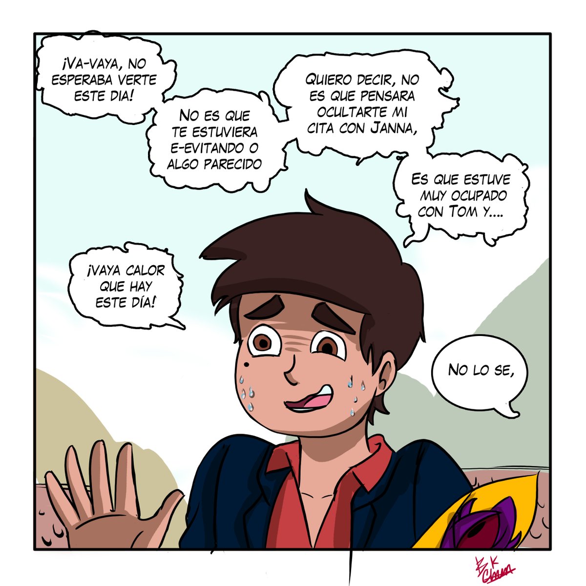 bkchan2's tweet photo. Nuevo fancomic!
Ahora recuerdo porque deje de dibujar fondos...

#svtfoe #Janna #Star #Marco #Manna #Janco https://t.co/n3vjibtunf