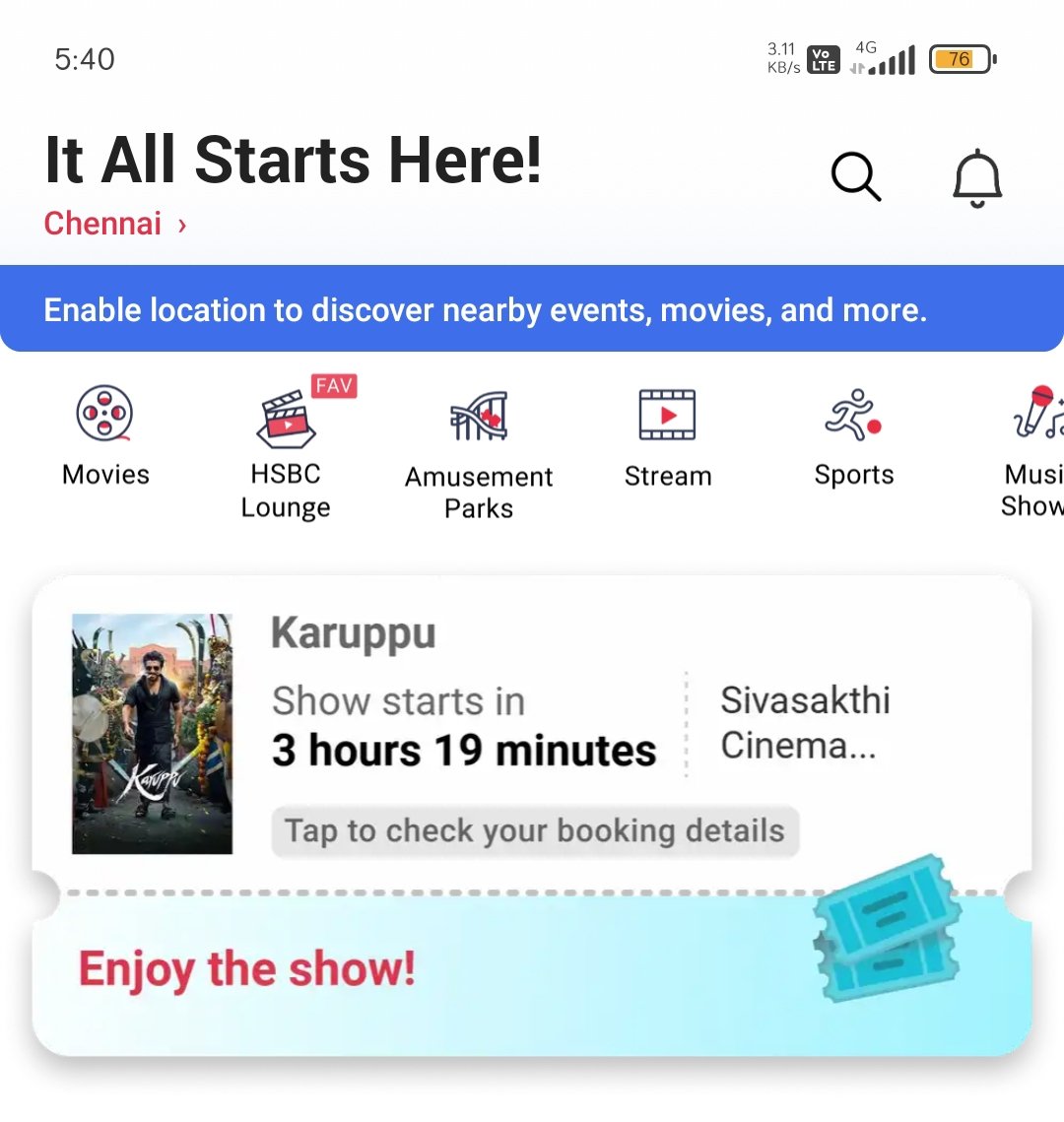 itsv46's tweet photo. The 9 AM  Show for #karuppu is already cancelled but till now it's showing the show start timer??? @Sivasakthicinem they didn't even make any notification about show cancelled and refund process.. when will you initiate the refund amount ??

#karuppu https://t.co/wgimplmiHi