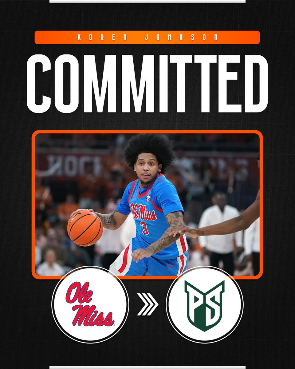 hooppnw's tweet photo. Portland State has added Ole Miss transfer Koren Johnson (@KorenJohnson3).

Johnson returns to the northwest after previously playing at Garfield HS, Washington, and Louisville. 

The 6’1 guard was named 2024 Pac-12 Sixth Man of the Year with the Huskies. https://t.co/UDTDXLxsTQ