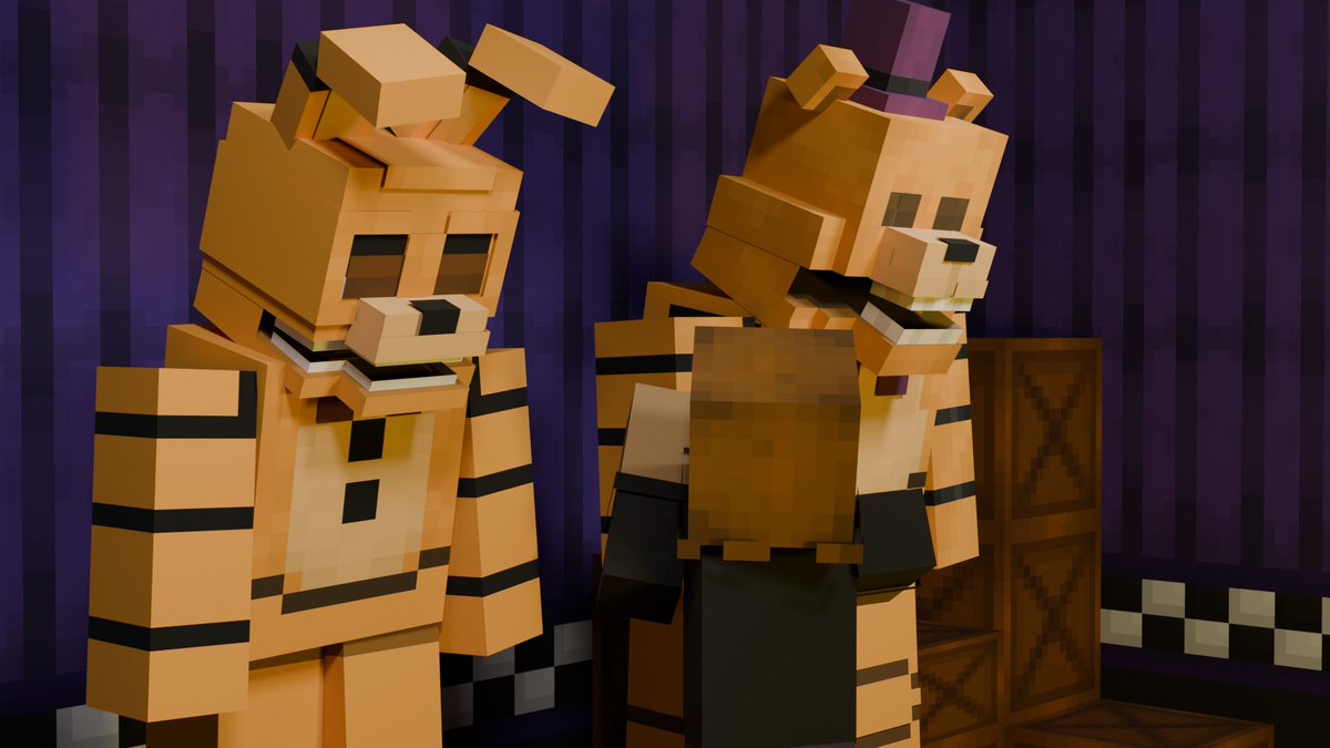 VelvyPlays's tweet photo. my #fredbear model, and my #springBonnie model

  #fivenightsatfreddys #fnaf #minecraft #blender #Blockbench https://t.co/wmM8P3ddFs