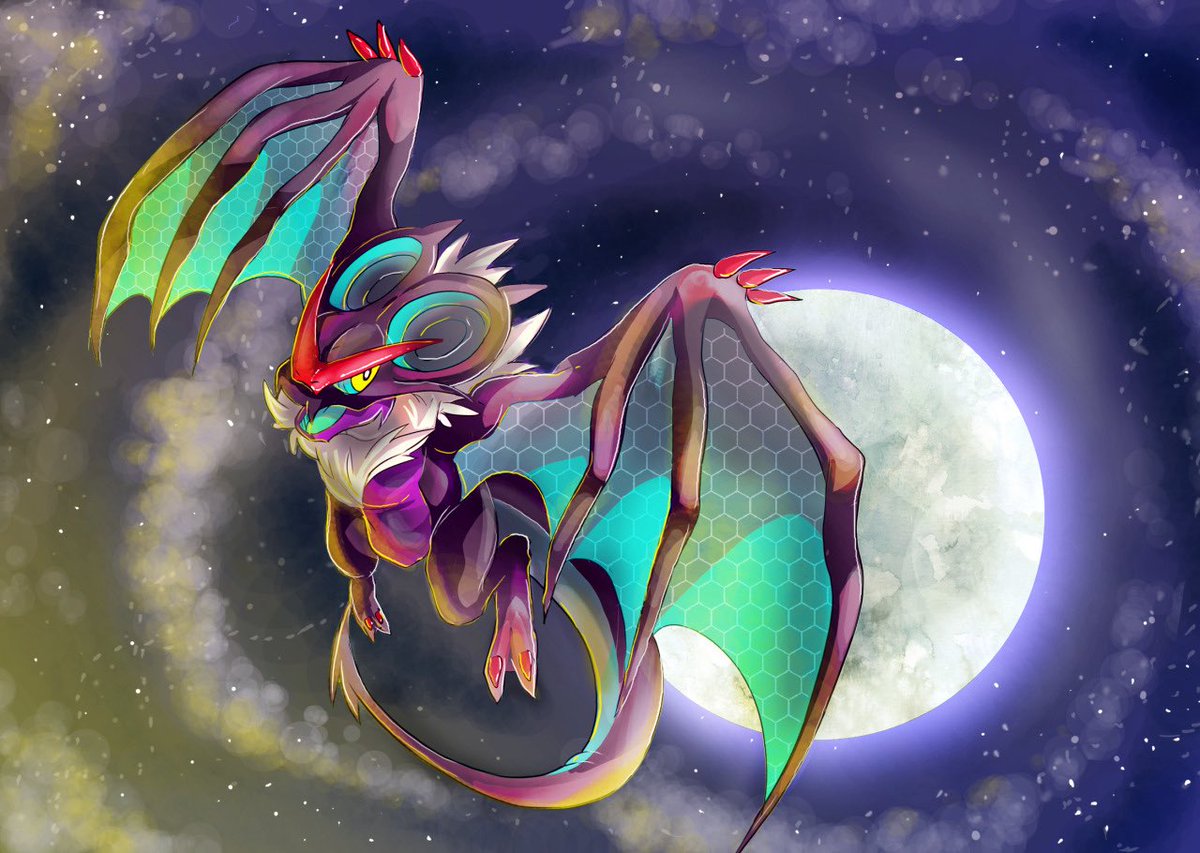 llanky_'s tweet photo. @Batspongey Dope ass noivern in the night sky looking tuff as fuck https://t.co/XMBZLOXomd