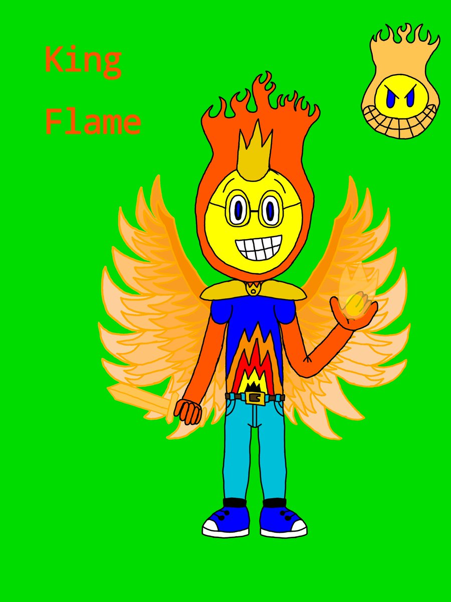 Kingflamesir's tweet photo. @oliviarts_1 A screenshot redraw of TADC EP 8, a ref of my oc, a drawing of Frisk, Chara, and Clover, and a drawing I did for my birthday last month https://t.co/etKFhaxUc0