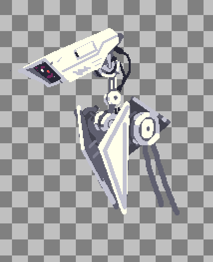 Hashtag_pixels's tweet photo. Robotic camera sketch 
#pixelart https://t.co/pjVrRzDDz6