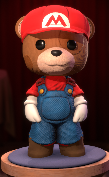 ThunderITB's tweet photo. I made a totally peak Mario outfit on #Restiched! Look at how cute Stuffy looks here! https://t.co/QtmwGqGmZW