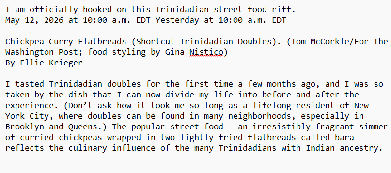 DragonSmolt's tweet photo. yuh claim to be hooked on doubles &amp; have lived around the Caribbean PPL in NY for yrs and STILL come with this vile disrespect; look woman GO SUCK SOUCOYANT SALT EH
next thing yuh hear it goh be PANCAKES yuh suggesting they make it with...  Shortcuts my arse
🤬🤬 https://t.co/Yo3Ewjz71h