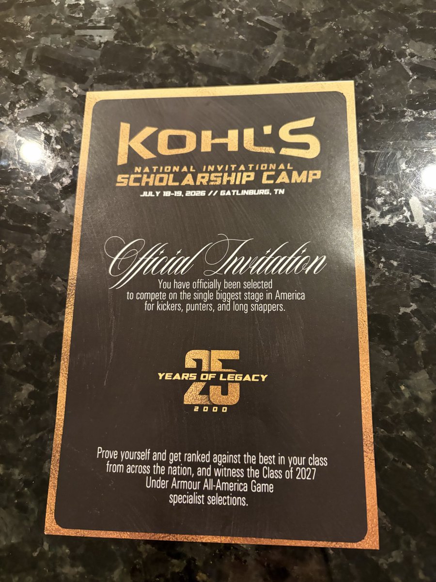 ian_alcuaz4's tweet photo. Thank you @KohlsKicking for inviting me to your Scholarship Camp in Gatlinburg. I am excited to train with the best! https://t.co/8M5fynnzn0