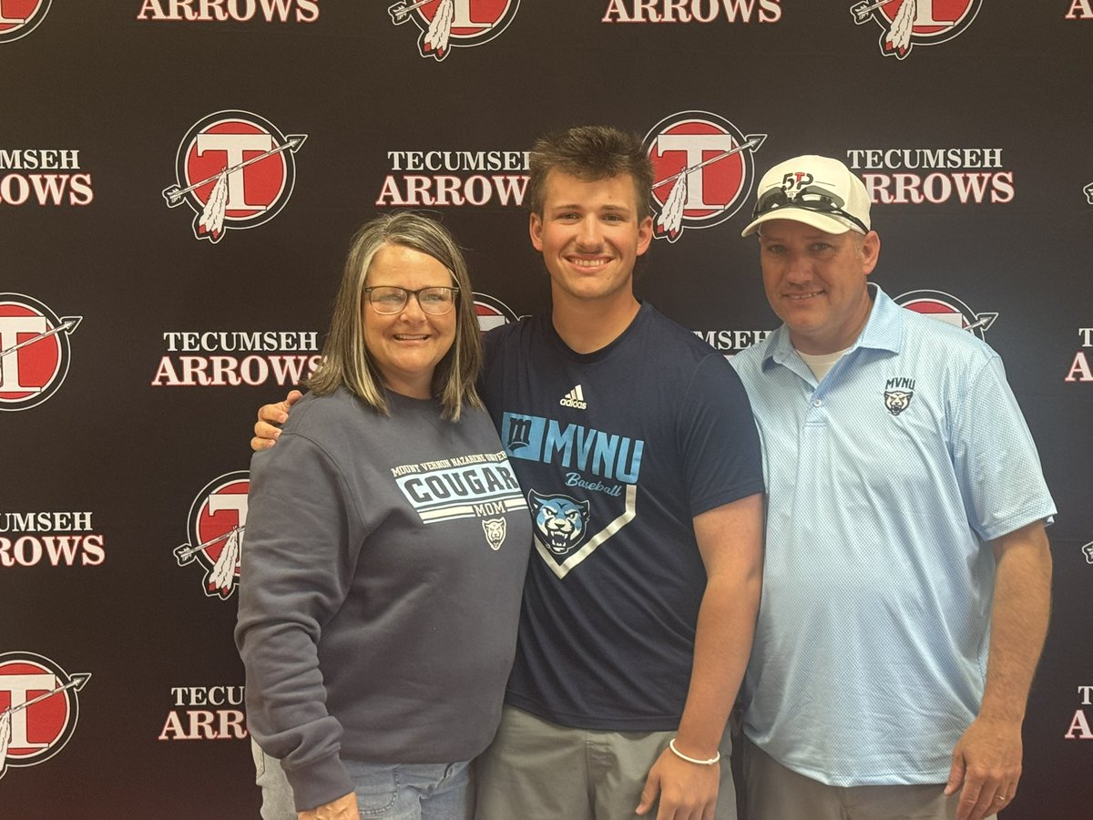 BaseballArrows's tweet photo. Congratulations Carter Olinger on your commitment to 
Mt. Vernon Nazarene. https://t.co/ymqqzudBrV