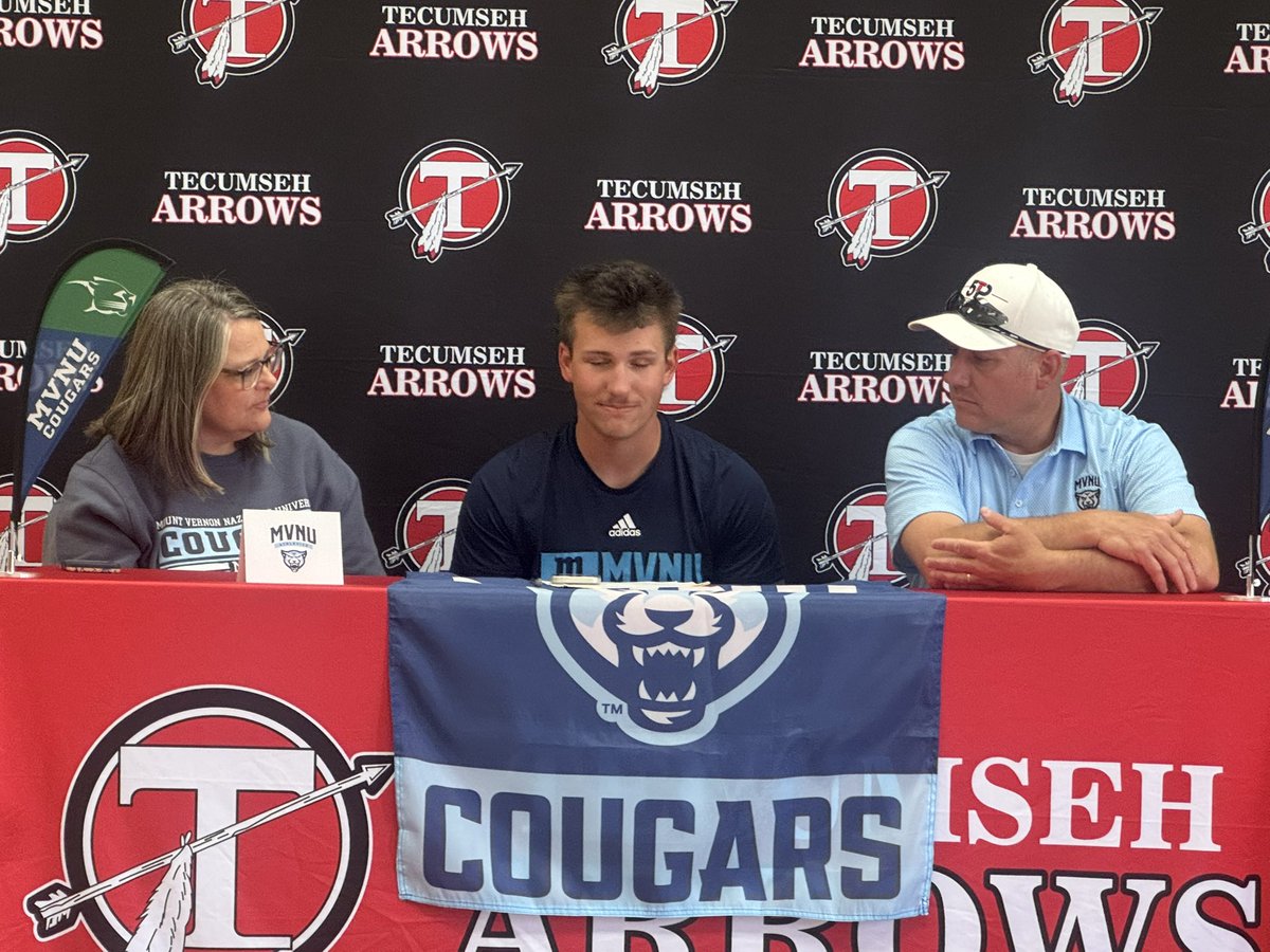 BaseballArrows's tweet photo. Congratulations Carter Olinger on your commitment to 
Mt. Vernon Nazarene. https://t.co/ymqqzudBrV