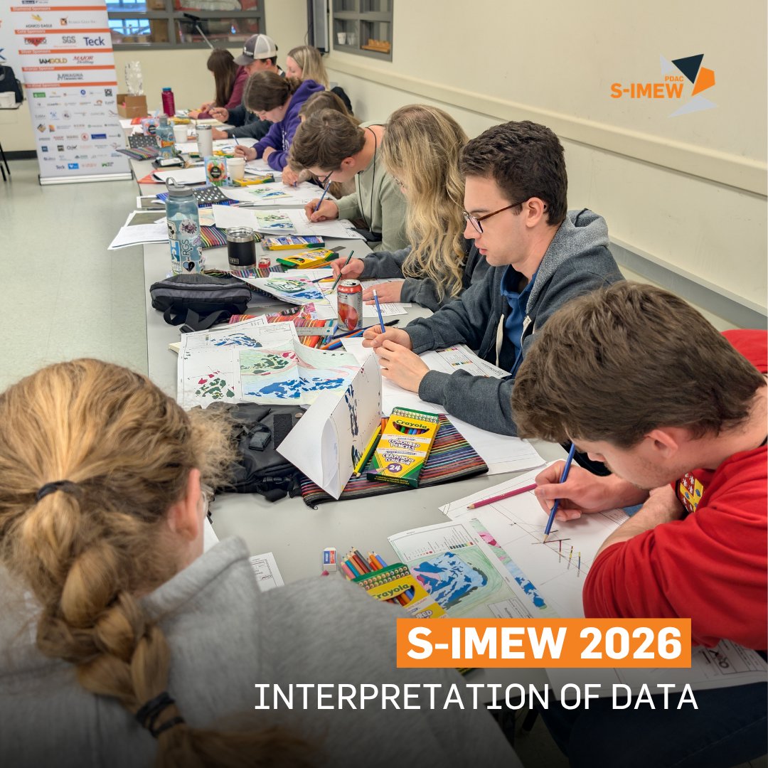 the_PDAC's tweet photo. What does data actually tell us? 📊 #SIMEW2026
Today, participants worked through real datasets and explored how geoscientists turn information into exploration decisions.
A big thank you to Shastri Ramnath, CEO of Exiro Minerals Corp, and Orix Geoscience for making this learning experience possible.