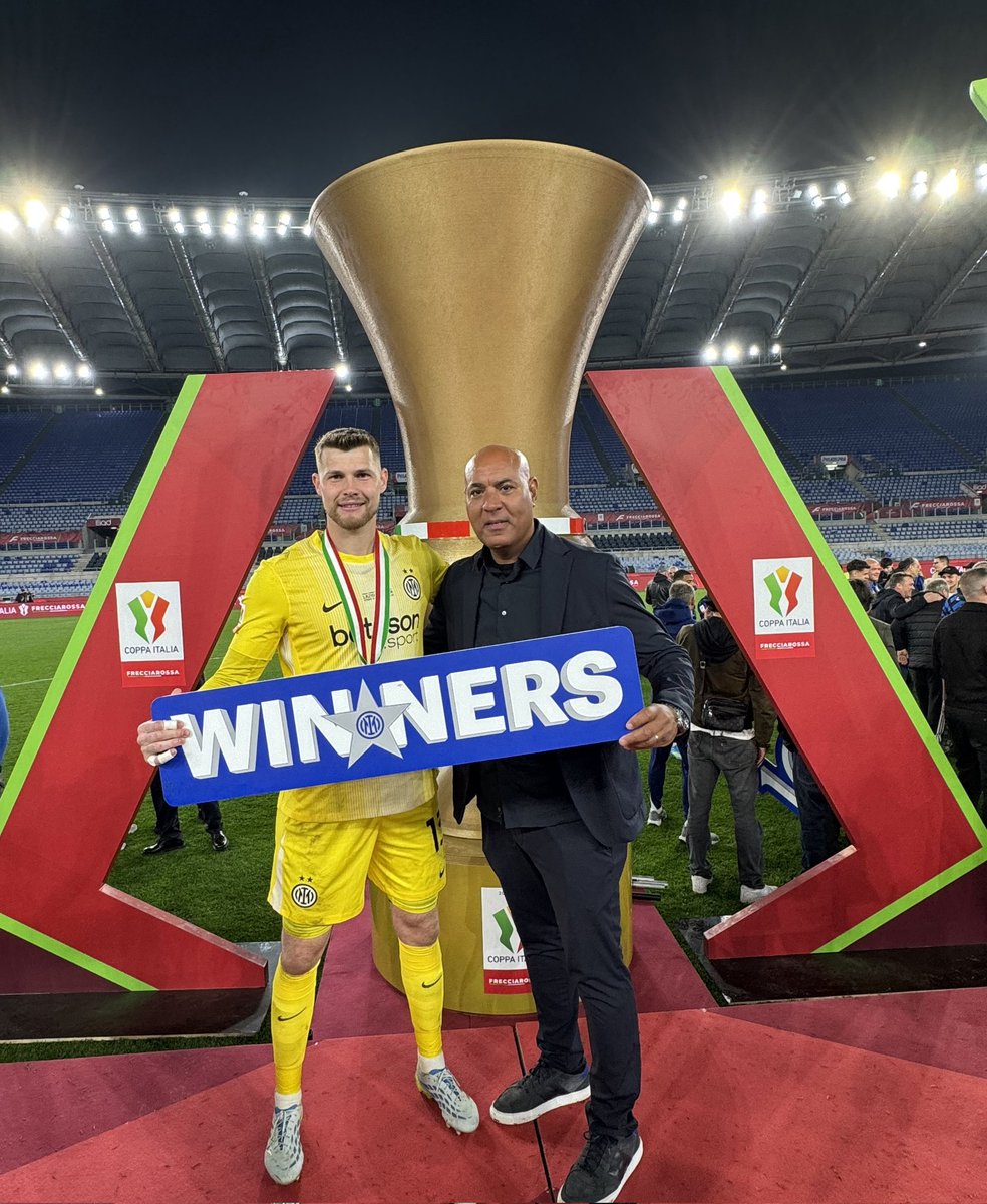 sergiobarila's tweet photo. Enhorabuena @Joosep_Martinez e @Inter 
Campeones de Copa Italia 🇮🇹
#invsport https://t.co/RMW979Aeea