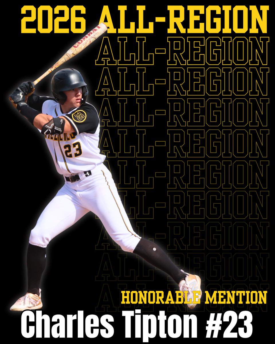 GalenaBombSquad's tweet photo. Congratulations to junior @chucktip27 for earning 5A North All-Region Honorable Mention! #GalenaBaseball #GoldStandard https://t.co/9xPWdSdesq