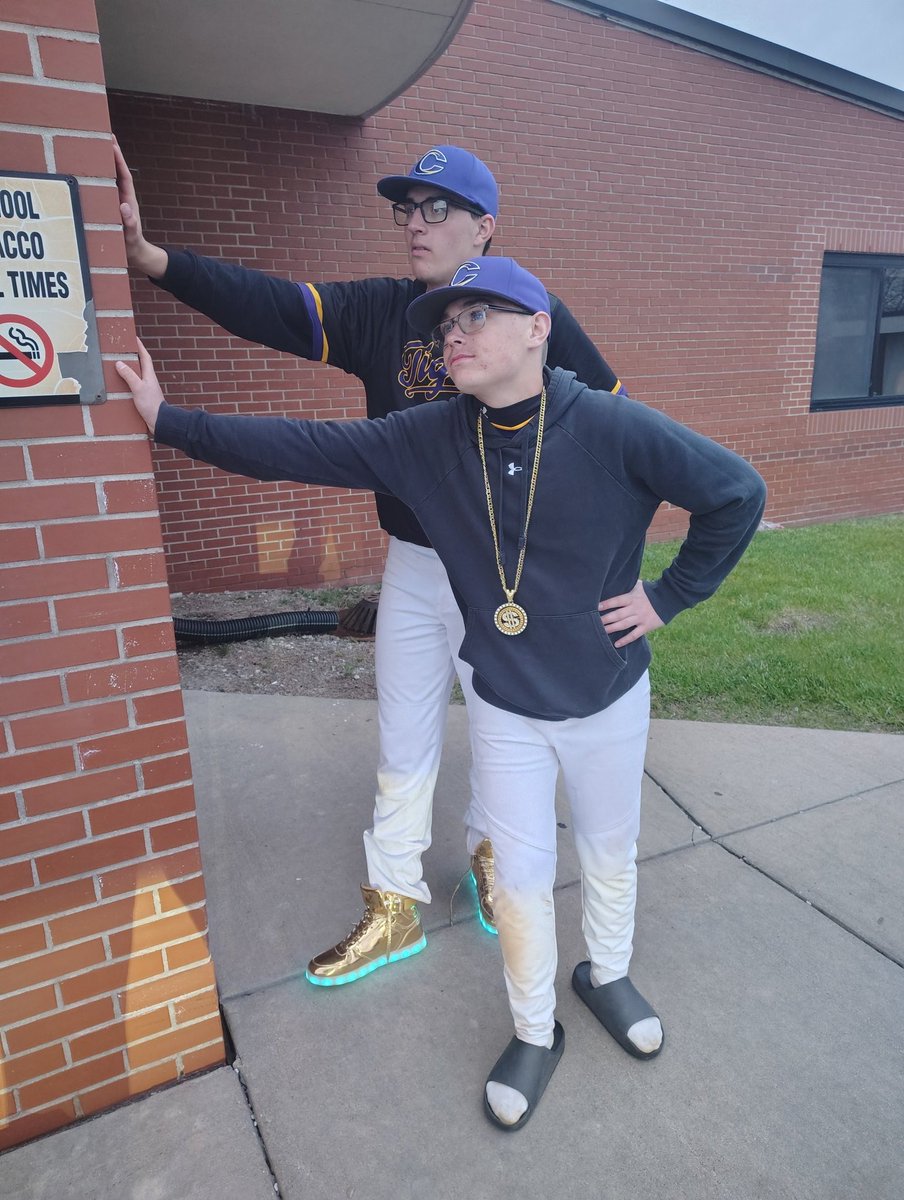 CaroHSBaseball's tweet photo. OFFENSIVE AND DEFENSIVE PLAYERS OF THE DAY

Big Baller Chain - Alex Wilcox @A_Wilcox3 5-6 on the night with a double and 5 RBI

Golden Shoes -  Xander Grice @XGrice_6 with a 5IP, one hit win on the mound with 8 Ks and 0 earned runs

#glassesbros https://t.co/vGMPctmiQe