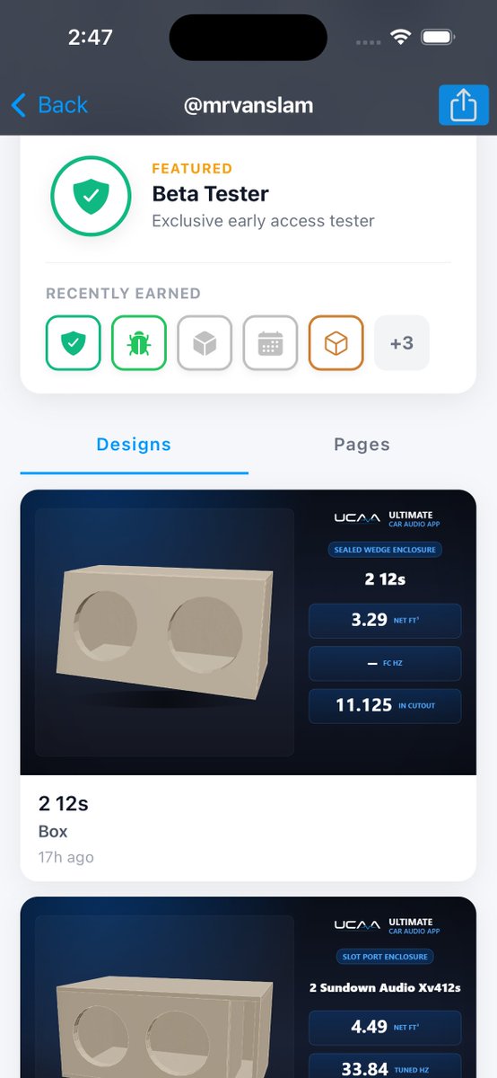 xplicittech's tweet photo. 🚗💨 UCAA 8.6 is live — and it's a big one. We just turned UCAA into a community. Head into Settings → Profile &amp; Privacy to pick your handle and start building your profile. 🔊
Update now on iOS &amp; Android
#caraudio #carstereo #subwoofers #boxbuilder #ucaa #ultimatecaraudioapp https://t.co/BP9pDSTi18