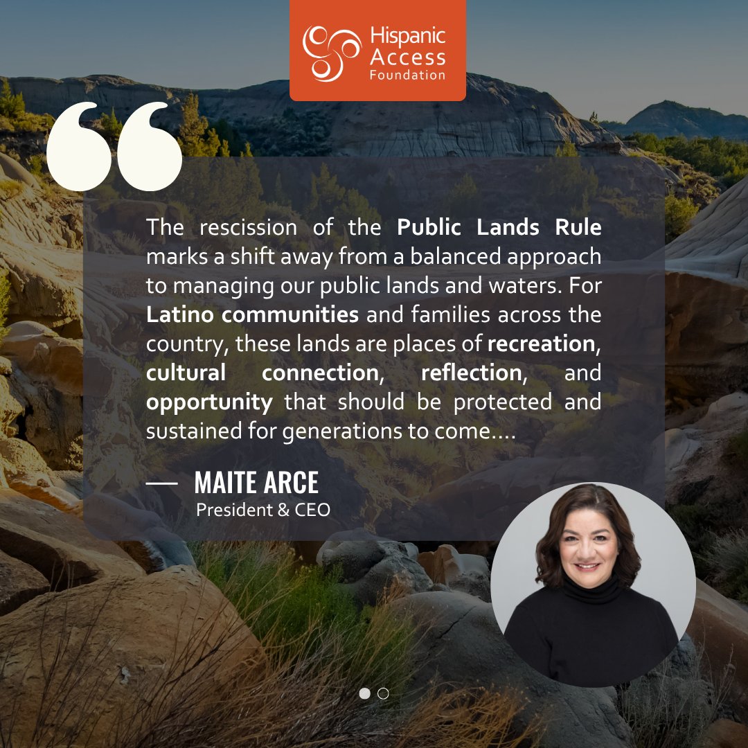 Hispanic Access Foundation tweet media