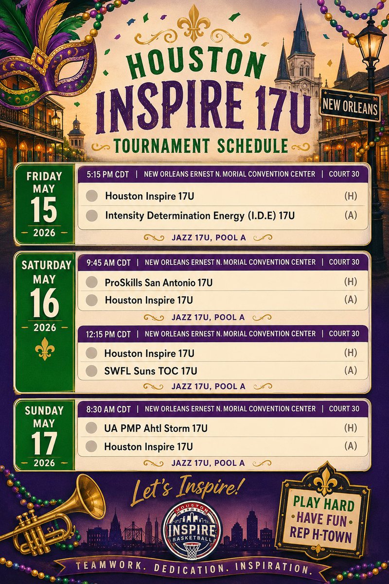 coachcolebb's tweet photo. Coaches come check us out in New Orleans at the Nike TOC!! https://t.co/OdjCByRSeh