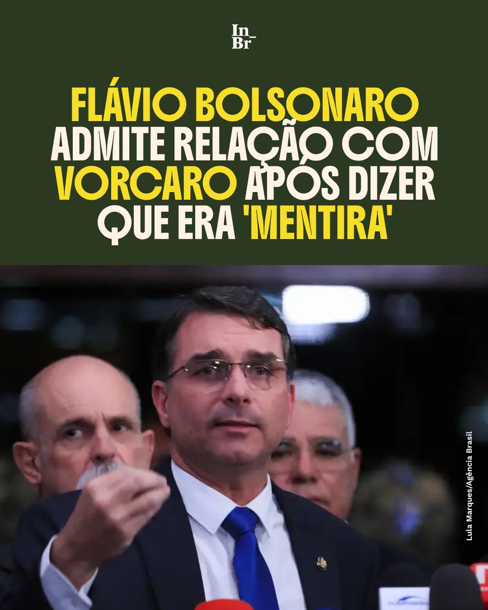 TheInterceptBr's tweet photo. Após negar questionamento do nosso repórter Thalys Alcântara, Flávio Bolsonaro assumiu, em nota, ter cobrado dinheiro do dono do Banco Master, Daniel Vorcaro, para ajudar a financiar a cinebiografia de Jair Bolsonaro, como denunciamos em reportagem exclusiva. https://t.co/CWKgCL2O5W