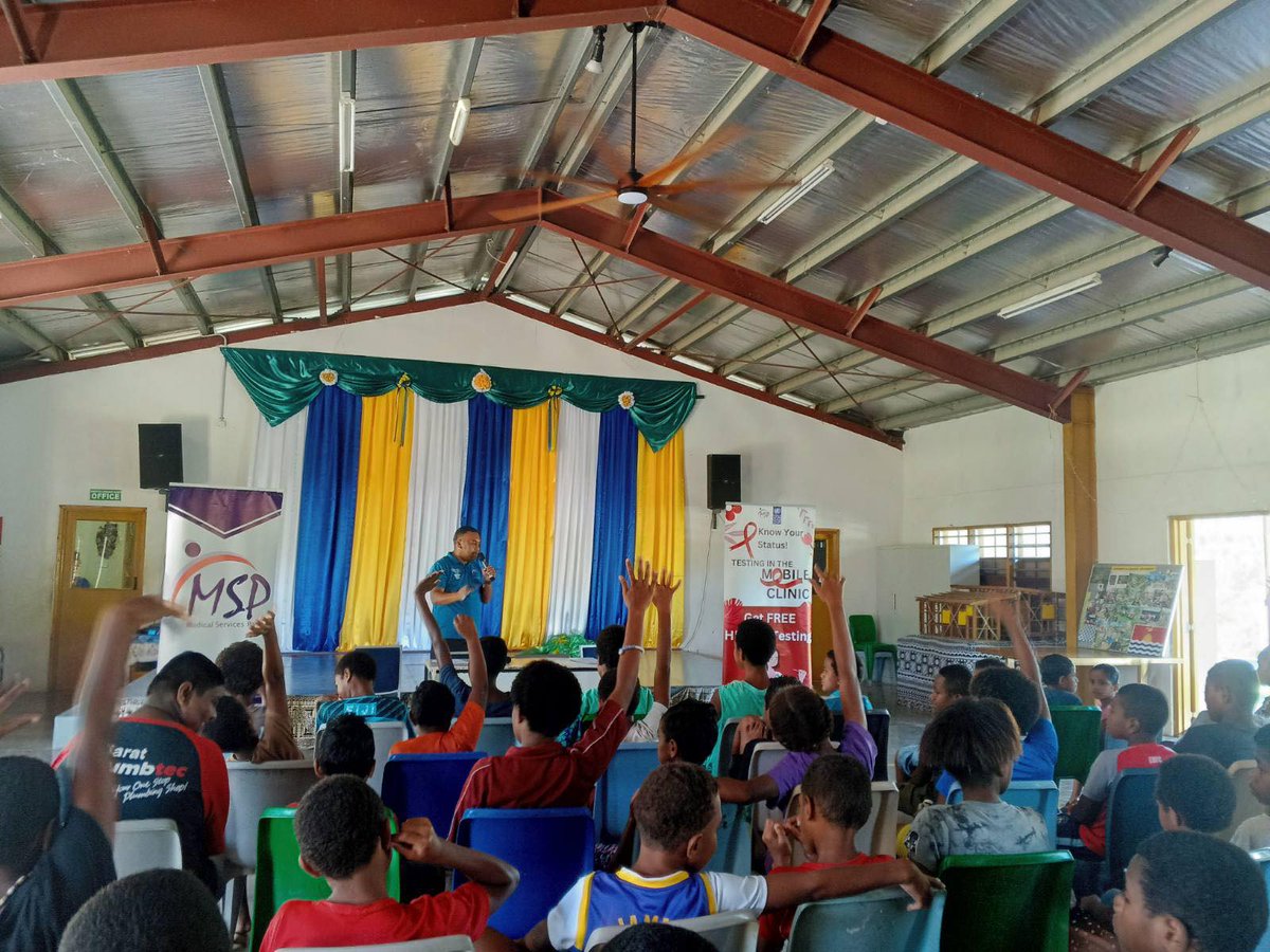 MspFiji's tweet photo. MSP Team West facilitated an awareness session at the Koroipita Community as part of its school holiday program, engaging children aged 9–15 years on HIV, drug awareness and child protection education.
#teammsp #onestopshopservices #hivanddrugawareness #childhelpline https://t.co/TBg2sTAsLs