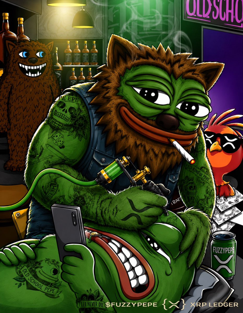 FUZZYPEPE_XRP's tweet photo. Tattooing the culture while the fees stay dead. ๐ป ๐ธ
$FUZZYPEPE never dies
#FuzzyPepe #XRP $PEPE $FUZZY https://t.co/9tGFljX8IW